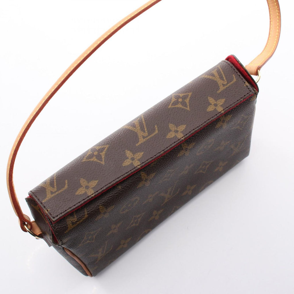 Louis Vuitton Handbag Monogram Canvas Leather — view 9