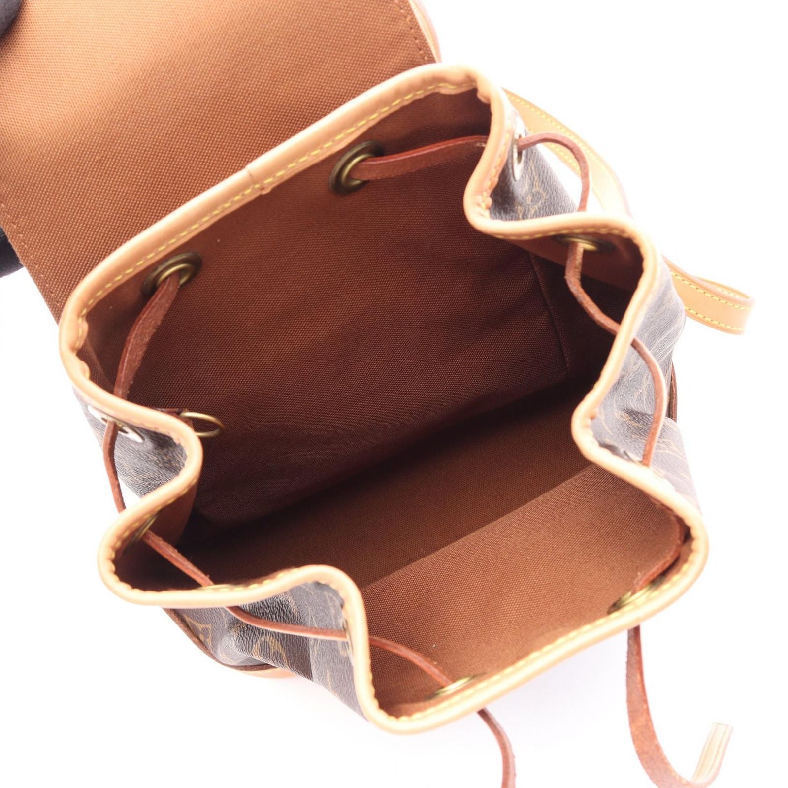 Louis Vuitton Backpack Mini Montsouris Monogram Canvas Leather — view 3