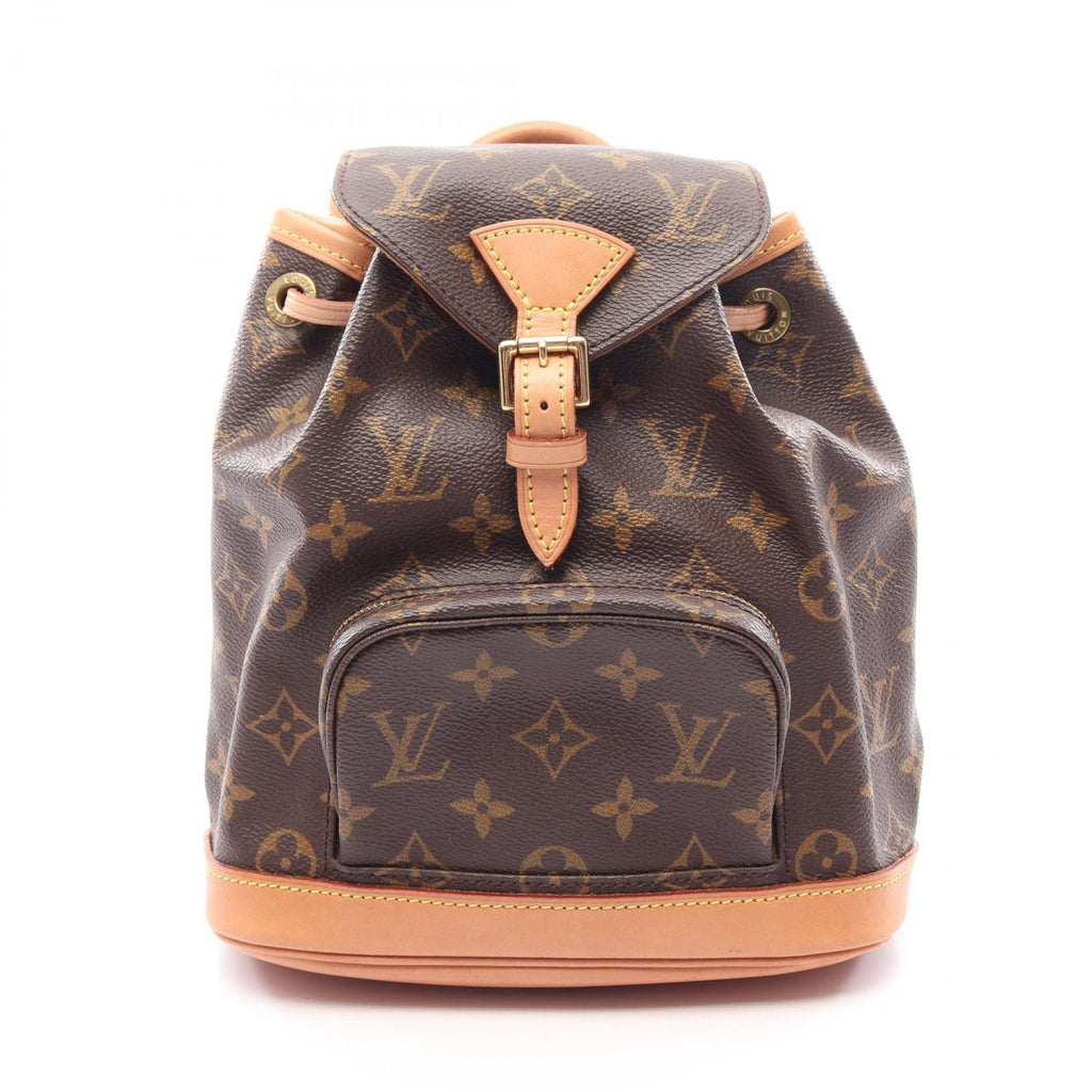Louis Vuitton Backpack Mini Montsouris Monogram Canvas Leather
