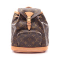Louis Vuitton Backpack Mini Montsouris Monogram Canvas Leather