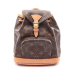 Louis Vuitton Backpack Mini Montsouris Monogram Canvas Leather