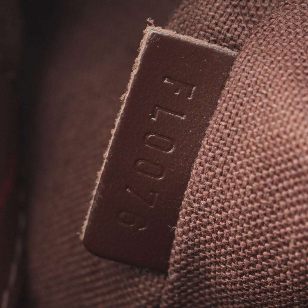 Louis Vuitton Shoulder Bag Pochette Melville Damier Ebene Canvas Leather — view 5