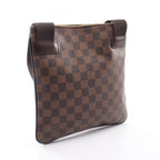 Louis Vuitton Shoulder Bag Pochette Melville Damier Ebene Canvas Leather — view 2