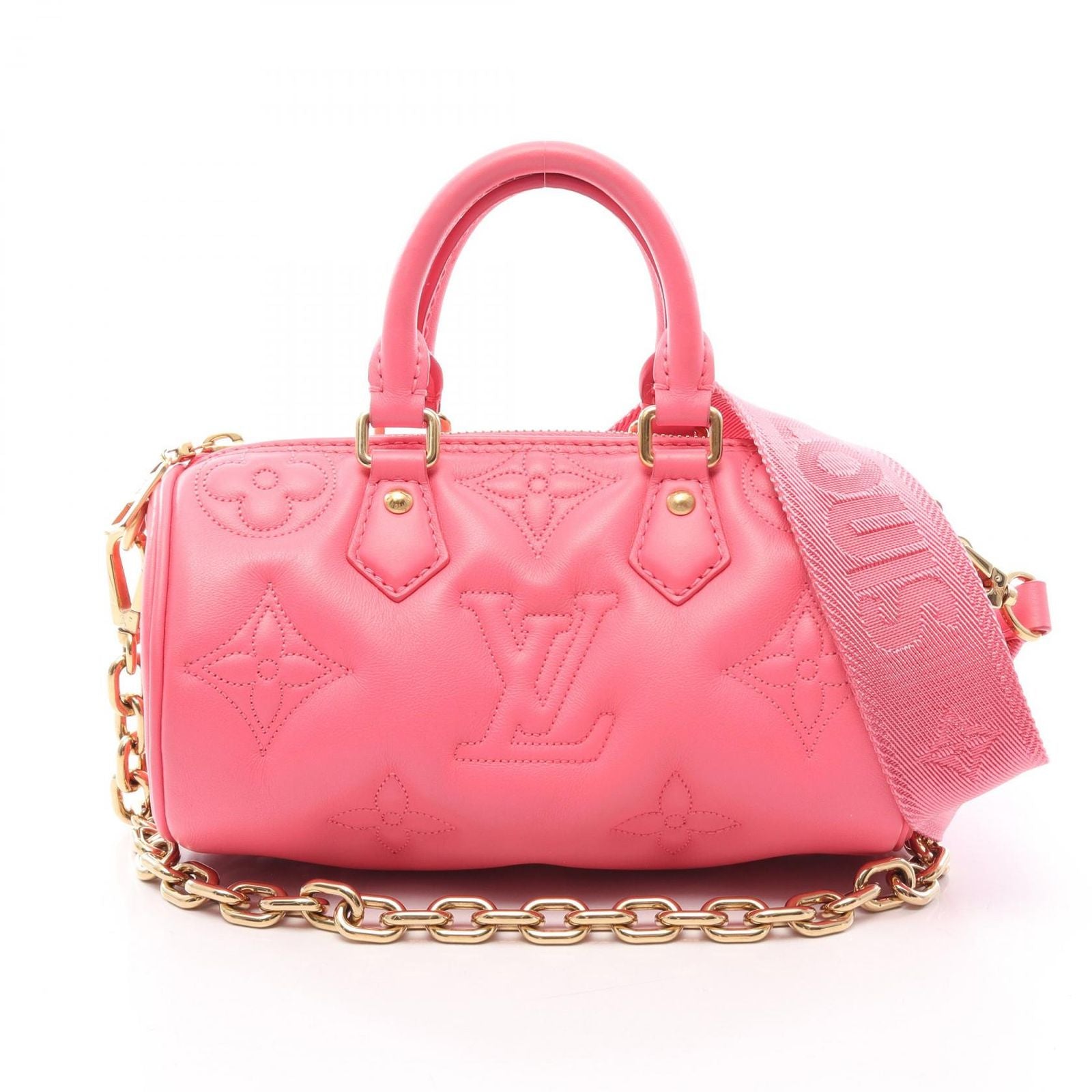 Louis Vuitton Handbag Papillon BB Bubble Gram 3way Dragon Fruits Leather