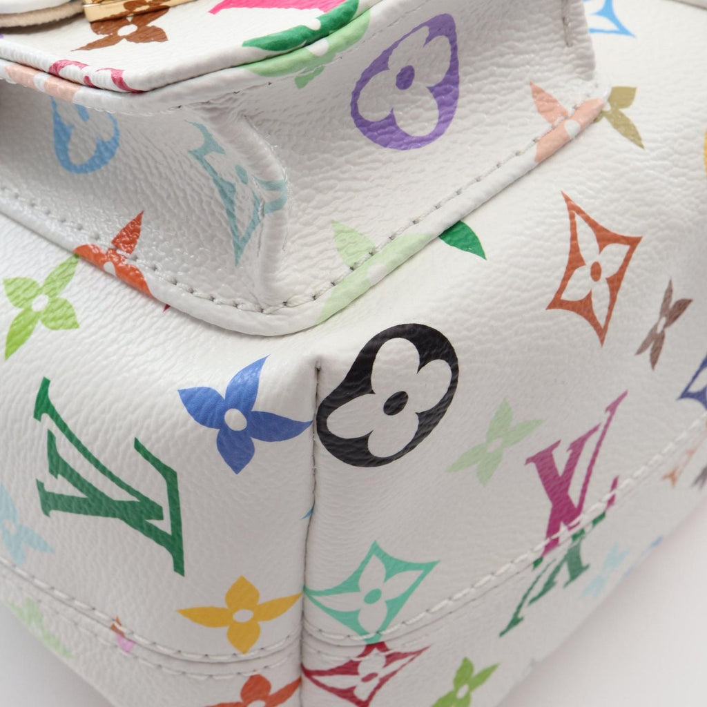 Louis Vuitton Backpack LV TM Venice Monogram Multicolor Blanc Canvas Leather LV — view 6