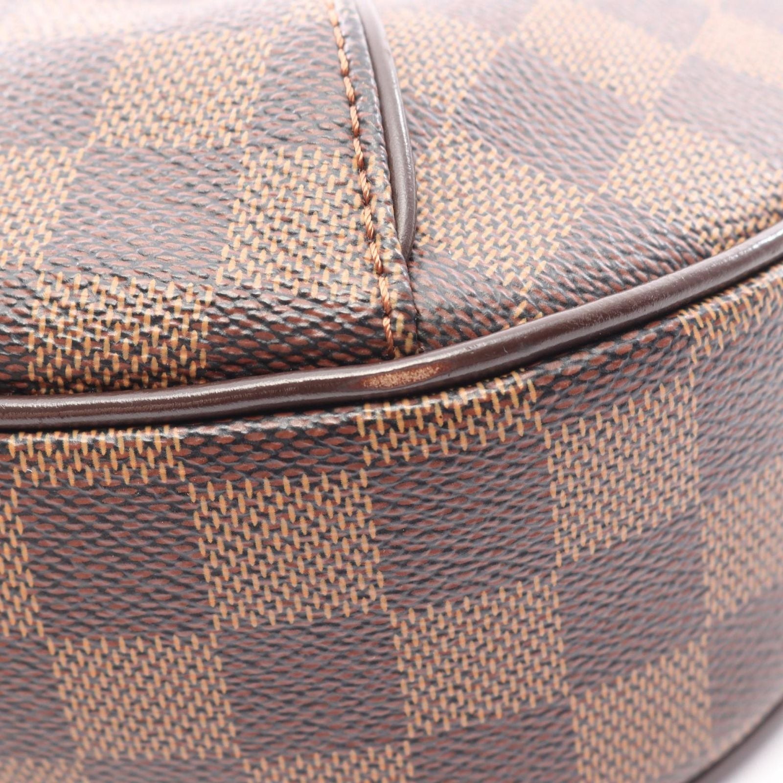 Louis Vuitton Shoulder Bag Thames GM Damier Ebene Canvas Leather — view 8