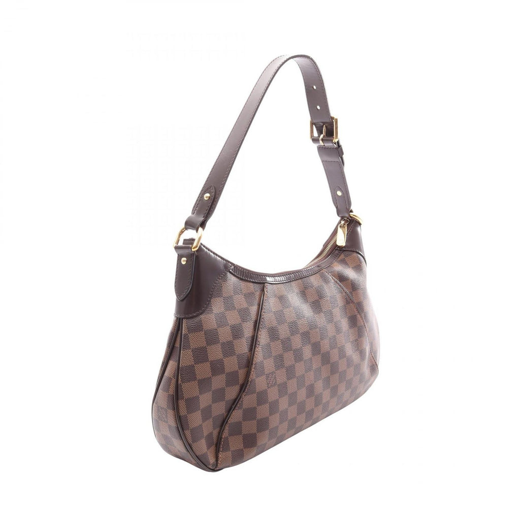 Louis Vuitton Shoulder Bag Thames GM Damier Ebene Canvas Leather — view 2
