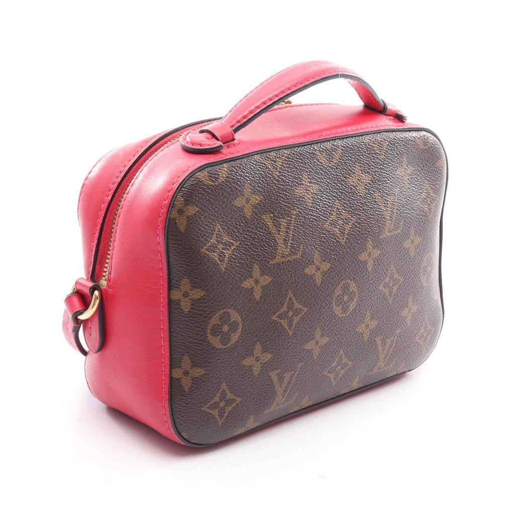 Louis Vuitton Shoulder Bag Saintonge Monogram Frisia 2-Way Canvas Leather — view 2