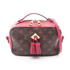 Louis Vuitton Shoulder Bag Saintonge Monogram Frisia 2-Way Canvas Leather