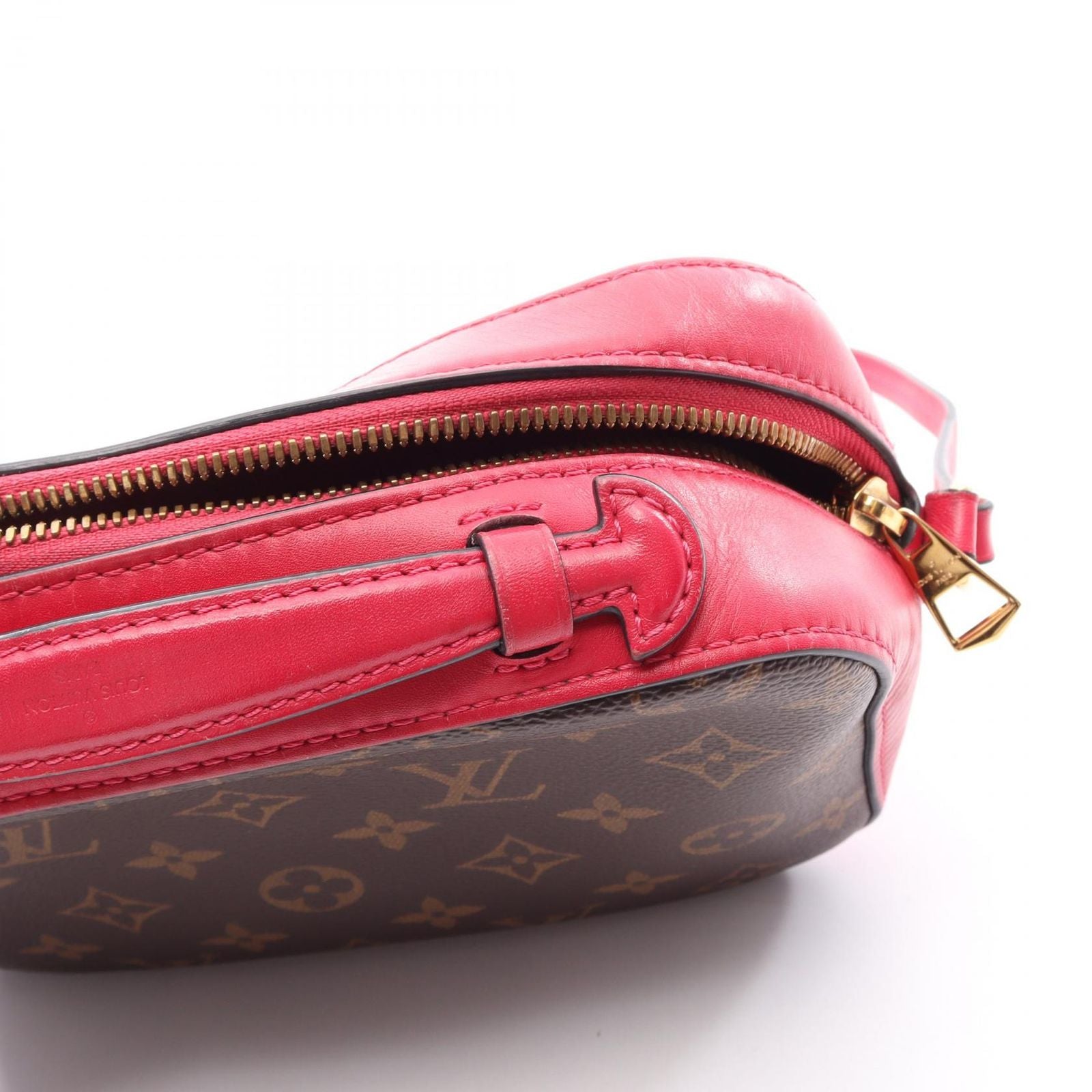 Louis Vuitton Shoulder Bag Saintonge Monogram Frisia 2-Way Canvas Leather — view 8