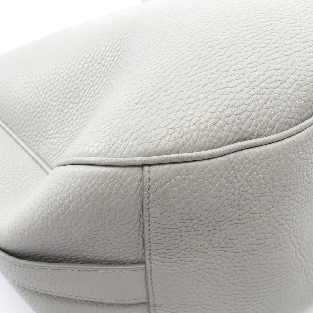 Dior Handbag Saddle Soft Bag 2-Way Gray Leather — view 5