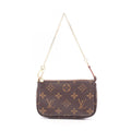 Louis Vuitton Handbag Mini Pochette Accessoire Monogram Canvas Leather
