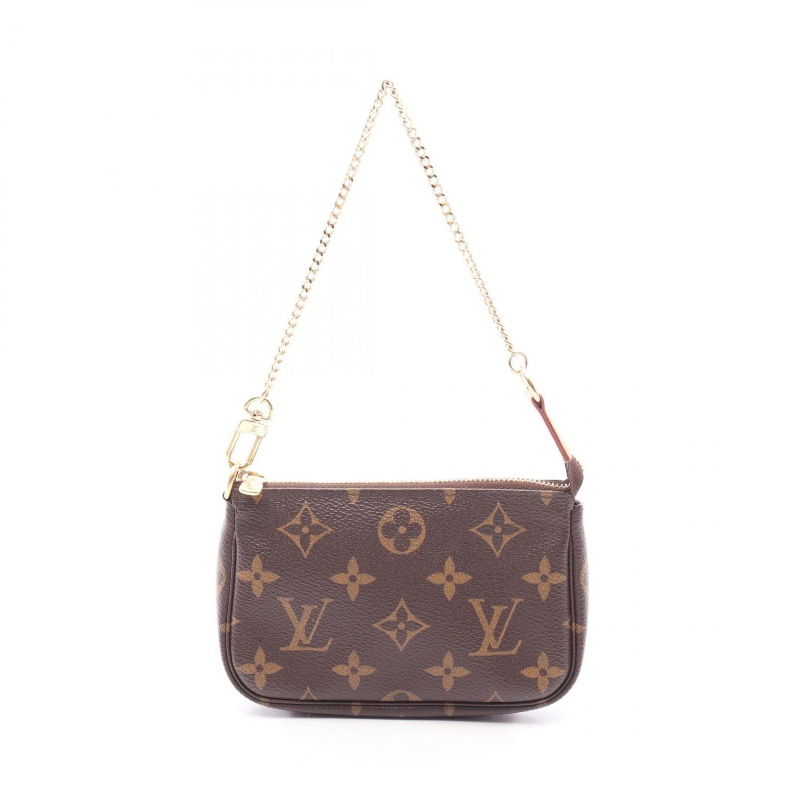 Louis Vuitton Handbag Mini Pochette Accessoire Monogram Canvas Leather