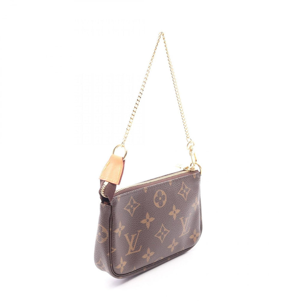 Louis Vuitton Handbag Mini Pochette Accessoire Monogram Canvas Leather — view 2