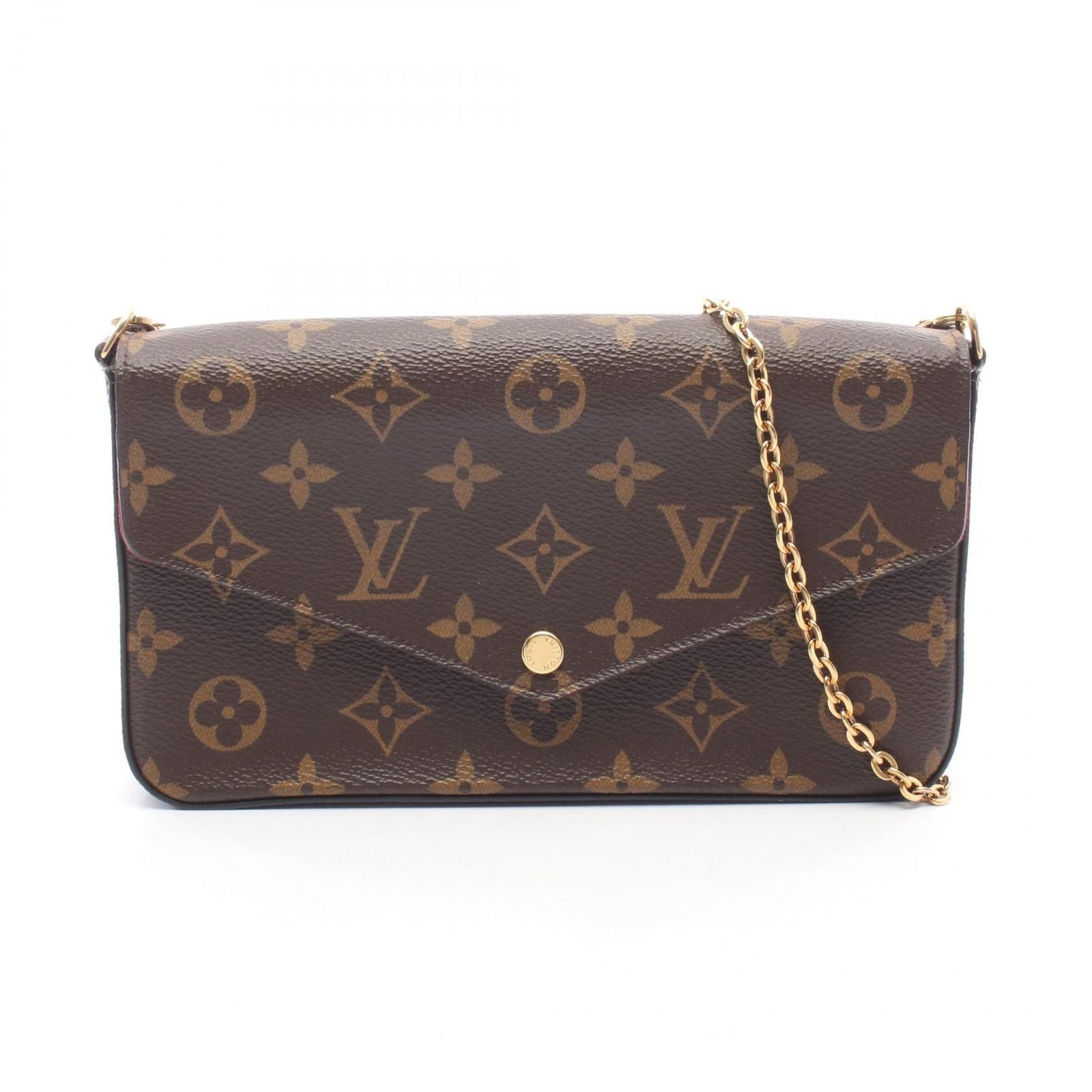 Louis Vuitton Shoulder Bag Pochette Felicity Canvas Leather