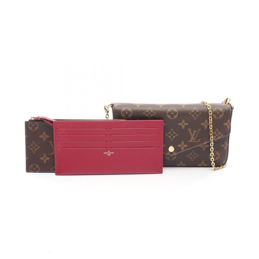 Louis Vuitton Shoulder Bag Pochette Felicity Canvas Leather — view 6
