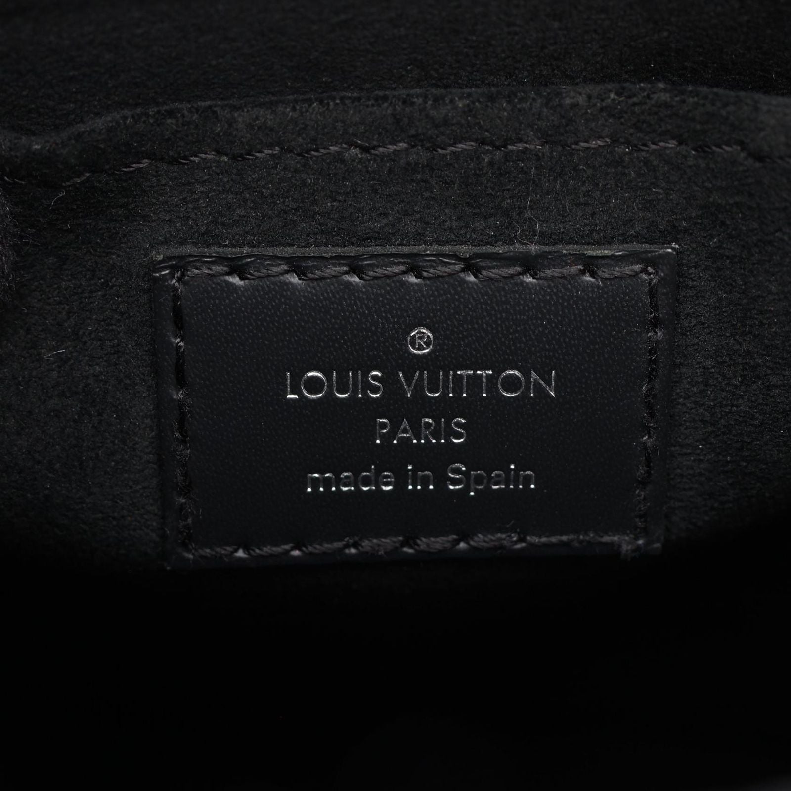 Louis Vuitton Handbag Petite Sac Plat 2-Way Noir Leather — view 4
