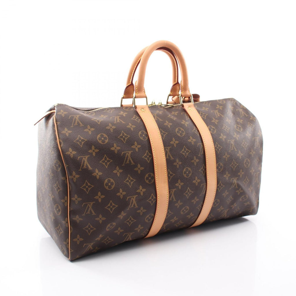 Louis Vuitton Boston Bag Keepall 45 Canvas Leather — view 2