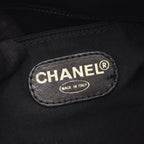 Chanel Shoulder Bag CC Logo Black Lambskin CC — view 4