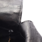 Chanel Shoulder Bag CC Logo Black Lambskin CC — view 6