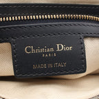Dior Saddle Bag Oblique Jacquard 2-Way Navy Canvas Leather — view 4