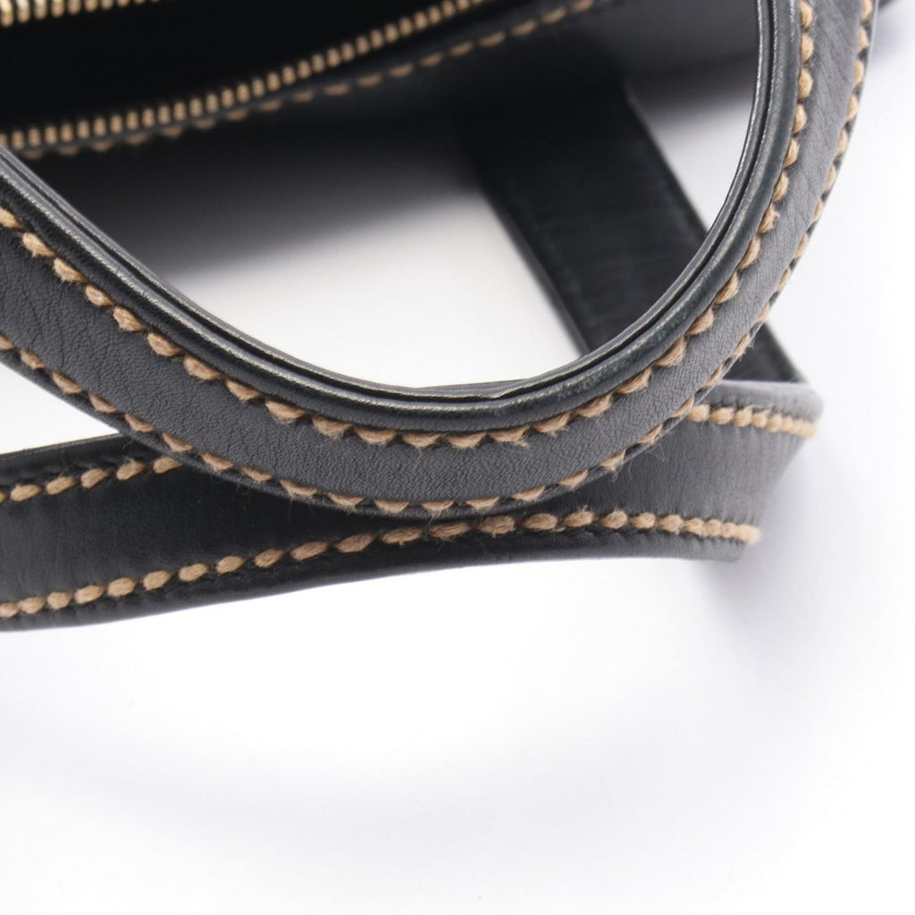 Chanel Handbag Wild Stitch Black Leather — view 7