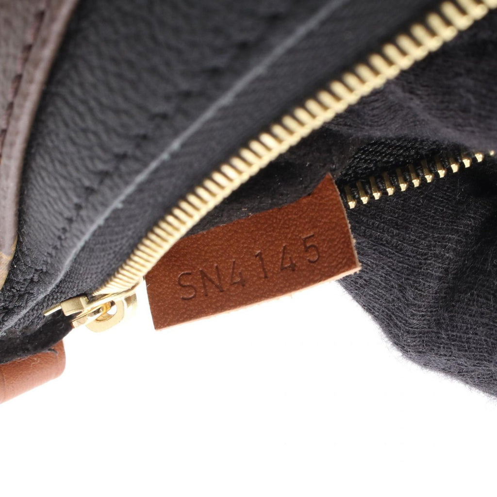Louis Vuitton Shoulder Bag Nano Pallas 2-Way Noir Canvas Leather — view 5