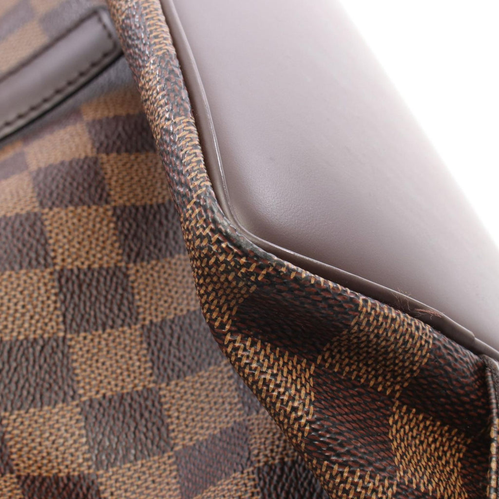 Louis Vuitton Tote Chelsea Damier Ebene Canvas Leather — view 8