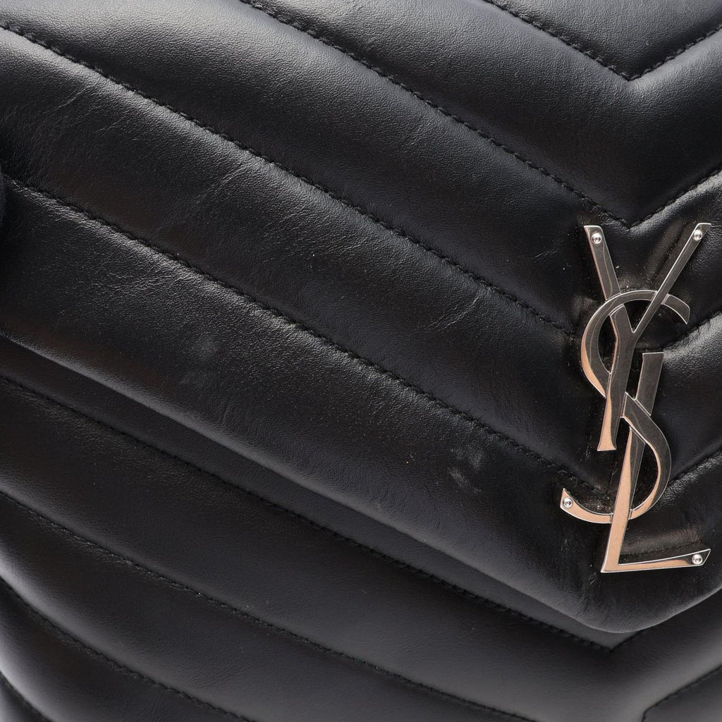 Saint Laurent Paris Tote Loulou Black Leather — view 6