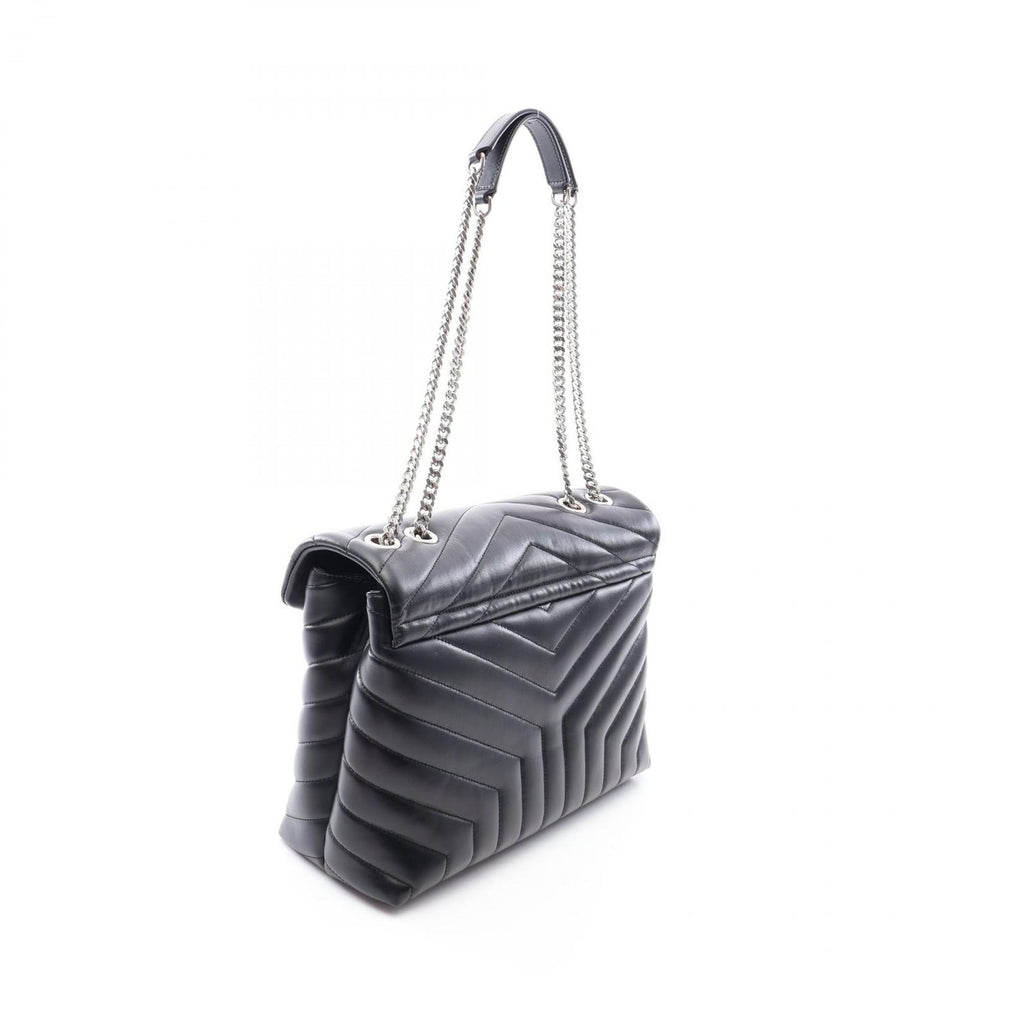 Saint Laurent Paris Tote Loulou Black Leather — view 2