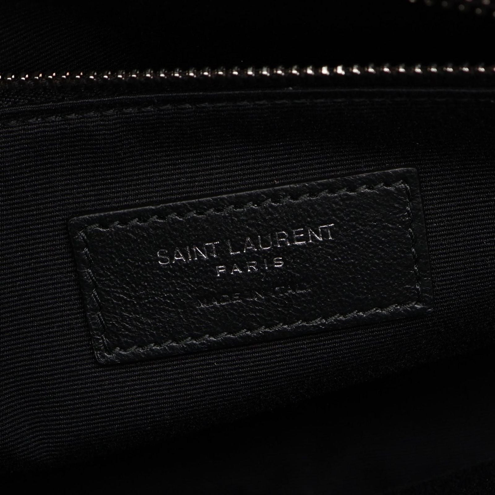 Saint Laurent Paris Tote Loulou Black Leather — view 4