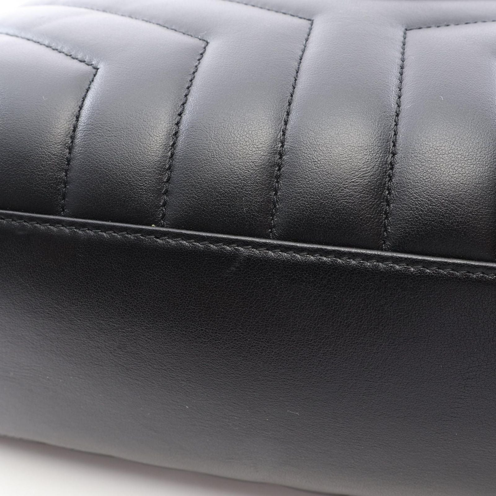 Saint Laurent Paris Tote Loulou Black Leather — view 7