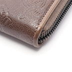 Bottega Veneta Round Wallet Butterfly Motif Brown Leather — view 6