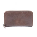 Bottega Veneta Round Wallet Butterfly Motif Brown Leather