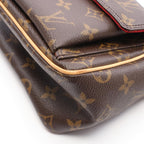 Louis Vuitton Shoulder Bag Viva City PM Canvas Leather — view 6
