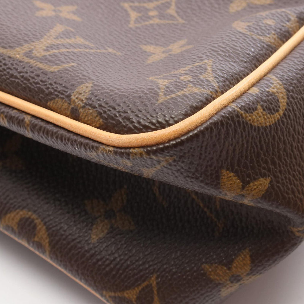Louis Vuitton Shoulder Bag Viva City PM Canvas Leather — view 8