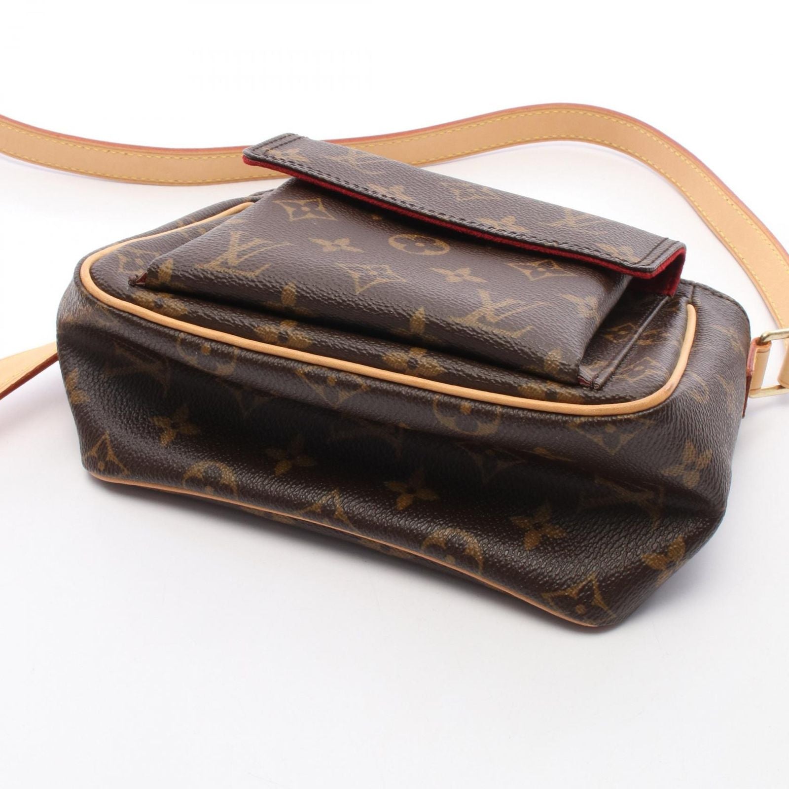Louis Vuitton Shoulder Bag Viva City PM Canvas Leather — view 7