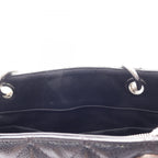 Chanel Tote Quilted Grand Shopping GST Black Caviar Leather GST Chain — view 6