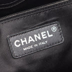 Chanel Tote Quilted Grand Shopping GST Black Caviar Leather GST Chain — view 4