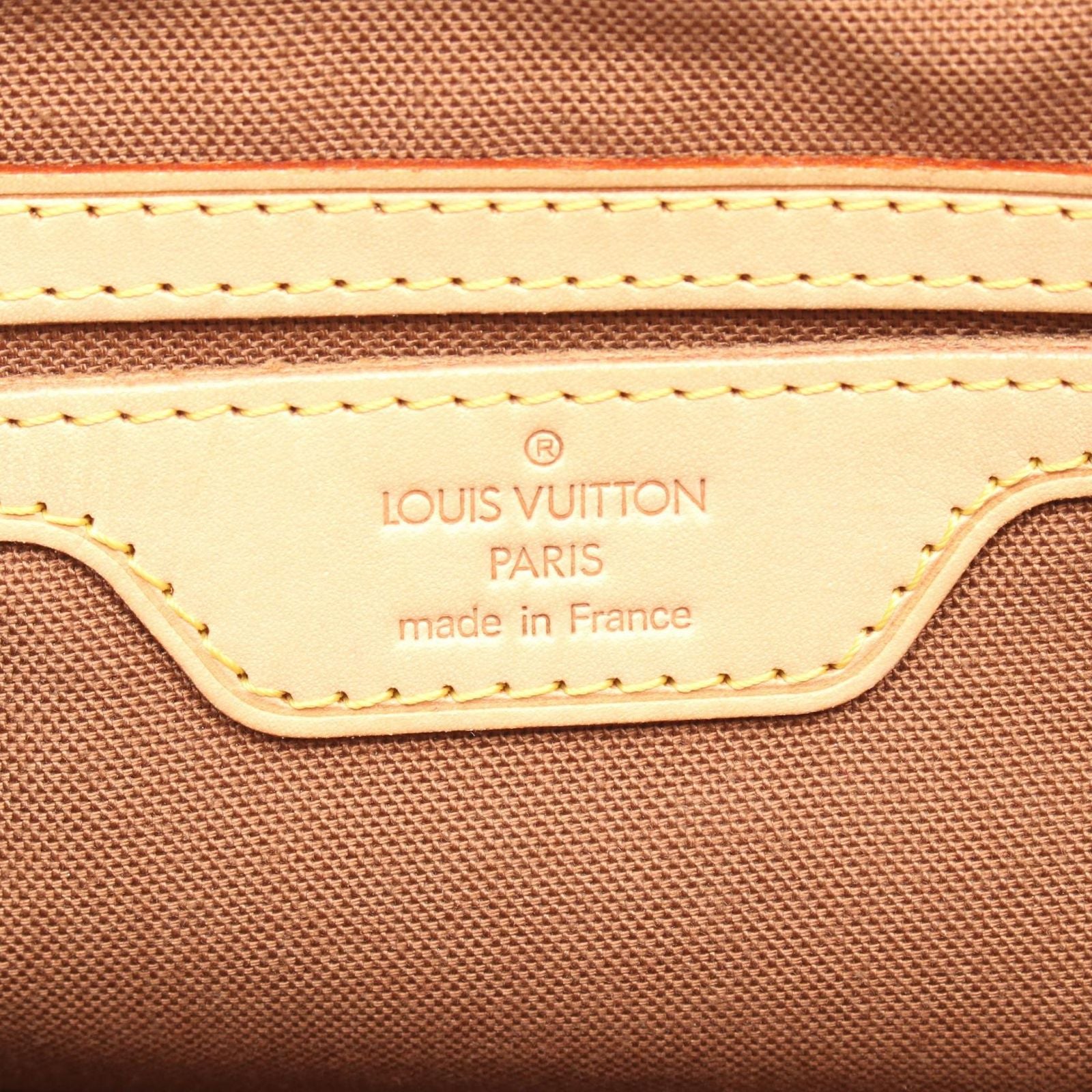 Louis Vuitton Tote Cabas Mezzo Canvas Leather Monogram — view 4