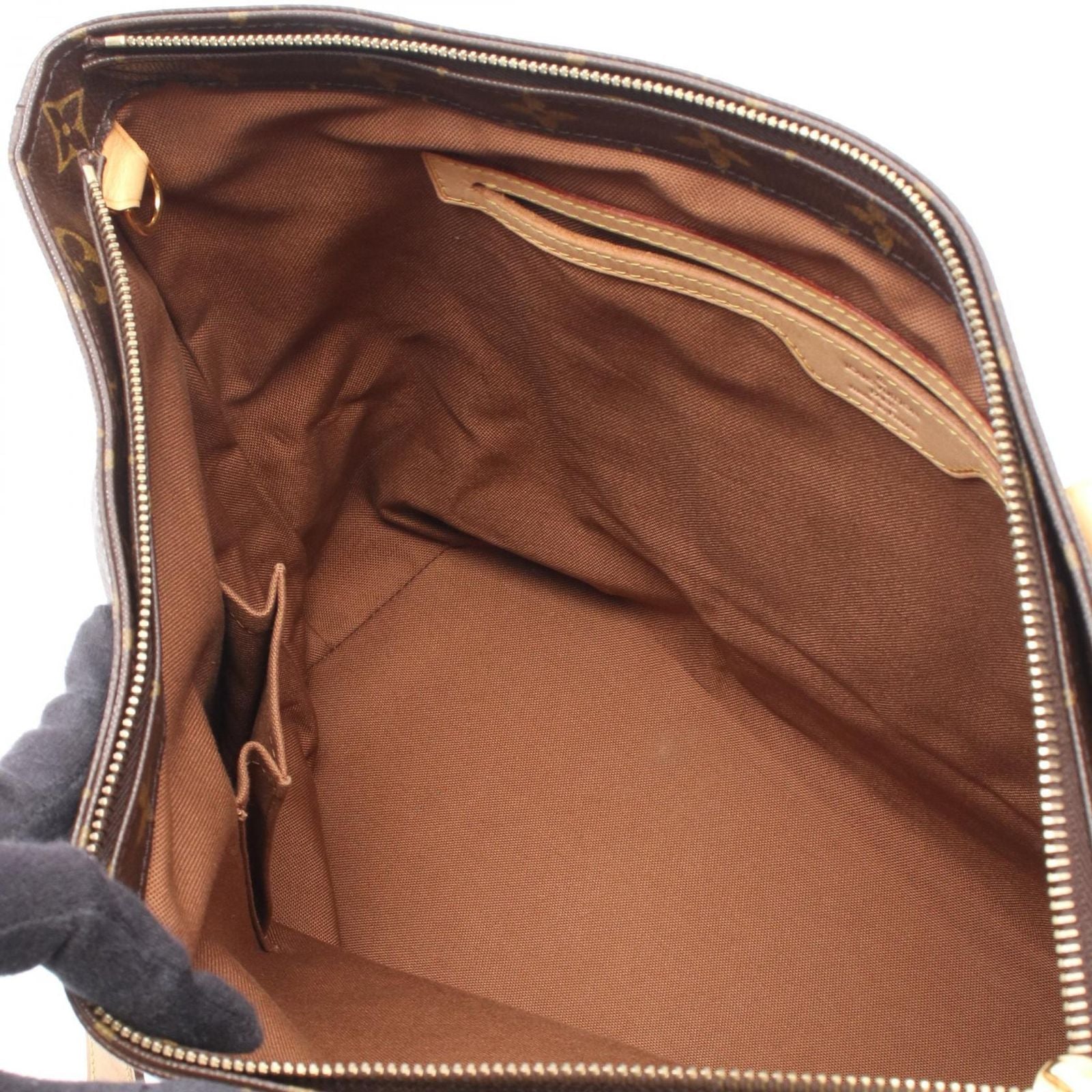 Louis Vuitton Tote Cabas Mezzo Canvas Leather Monogram — view 3