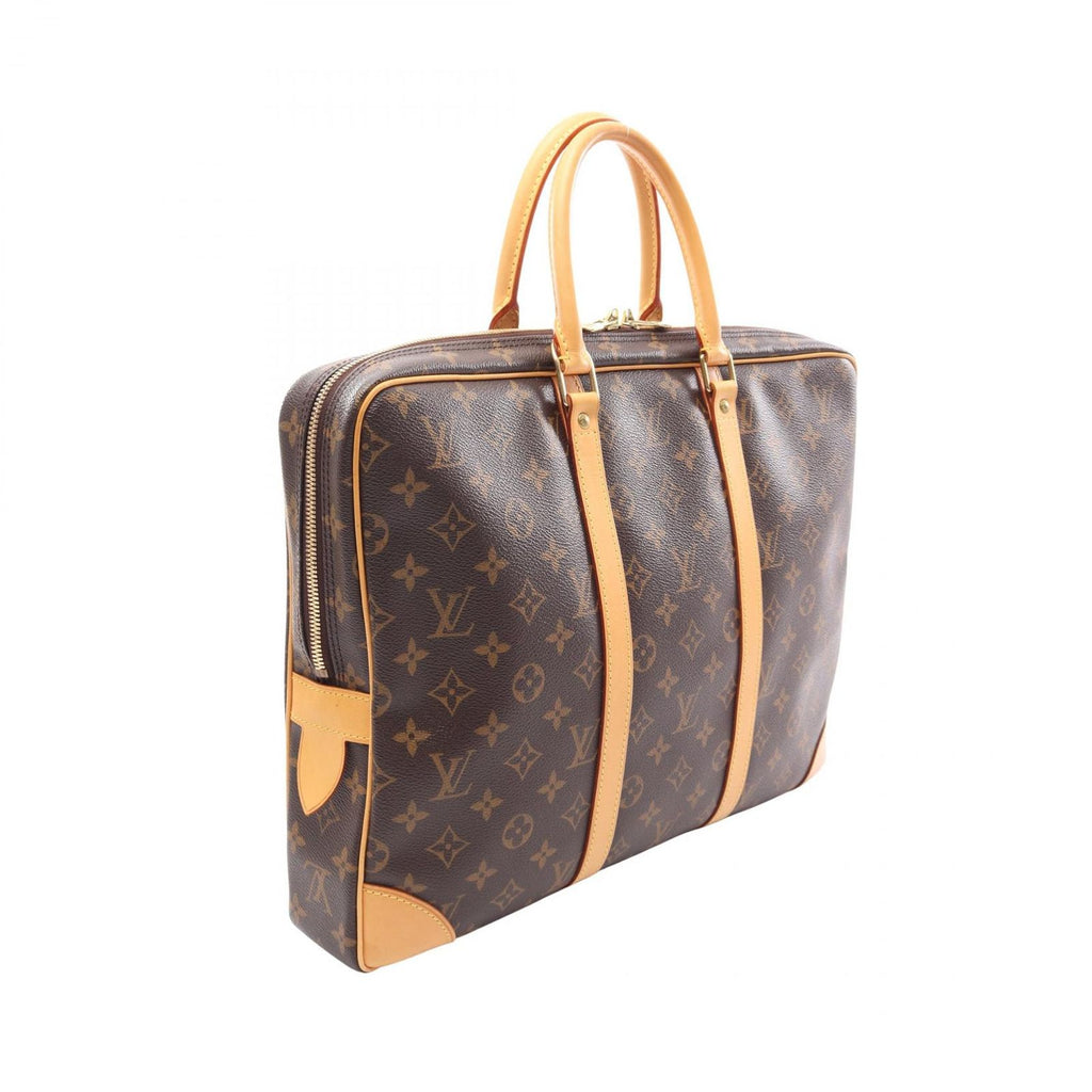 Louis Vuitton Briefcase Porte Documents Voyage Canvas Leather — view 2