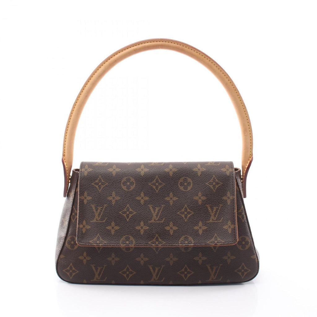 Louis Vuitton Handbag Mini Looping Canvas Leather