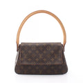 Louis Vuitton Handbag Mini Looping Canvas Leather