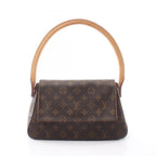 Louis Vuitton Handbag Mini Looping Canvas Leather