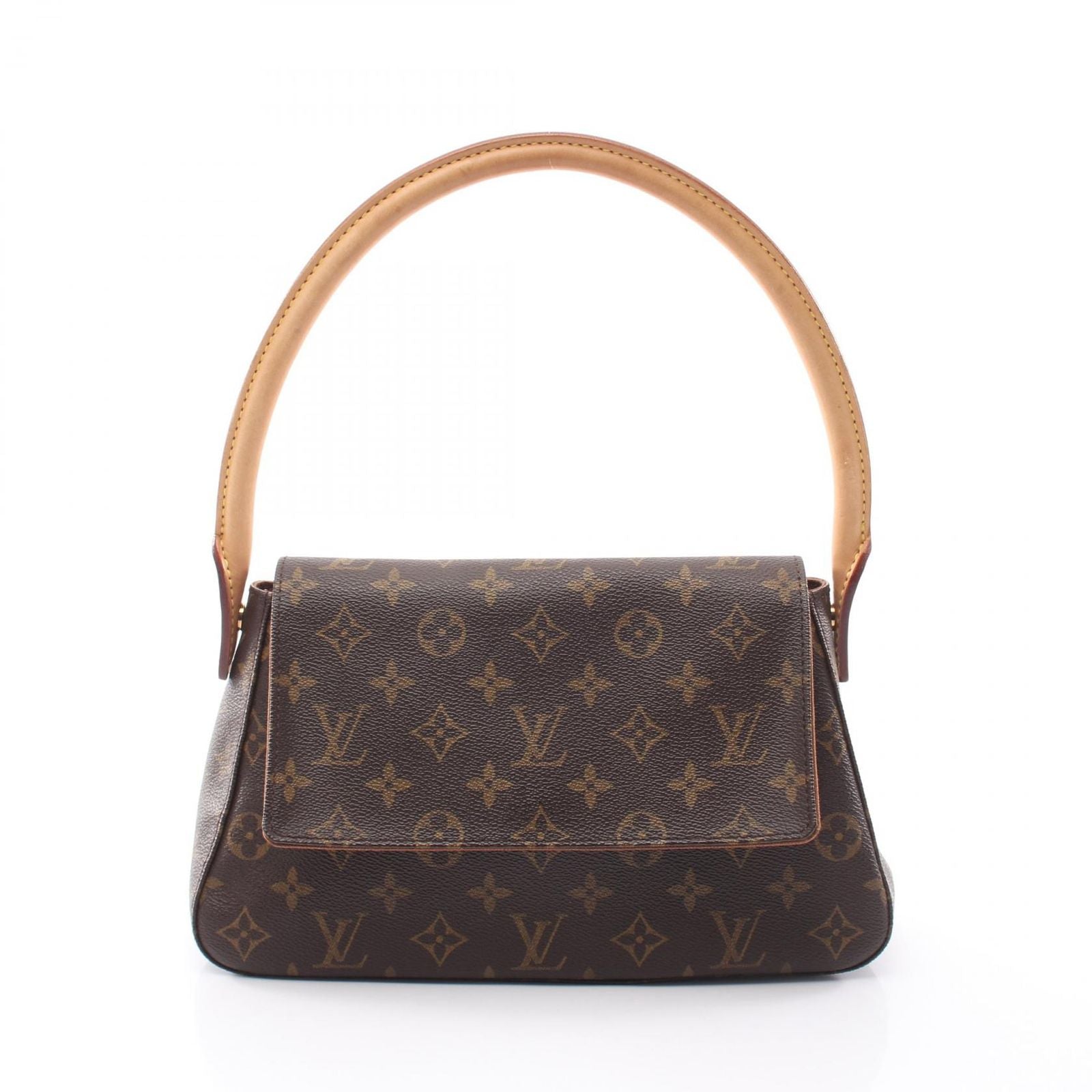 Louis Vuitton Handbag Mini Looping Canvas Leather