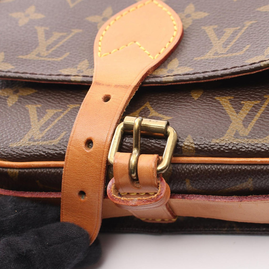 Louis Vuitton Shoulder Bag Cartouchiere PM Canvas Leather — view 6