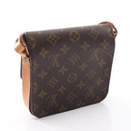Louis Vuitton Shoulder Bag Cartouchiere PM Canvas Leather — view 2