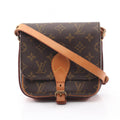 Louis Vuitton Shoulder Bag Cartouchiere PM Canvas Leather