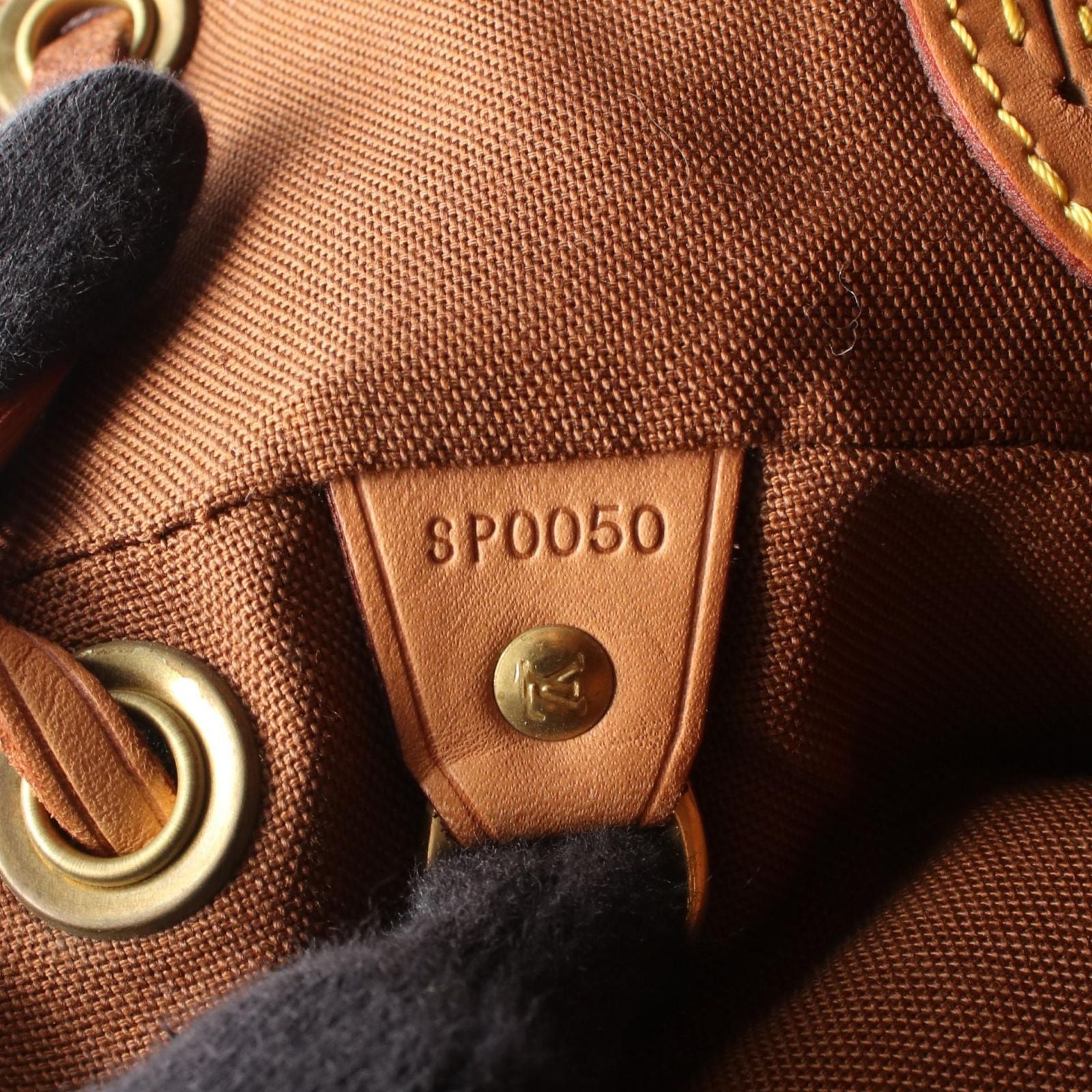 Louis Vuitton Backpack Mini Montsouris Canvas Leather MM — view 5